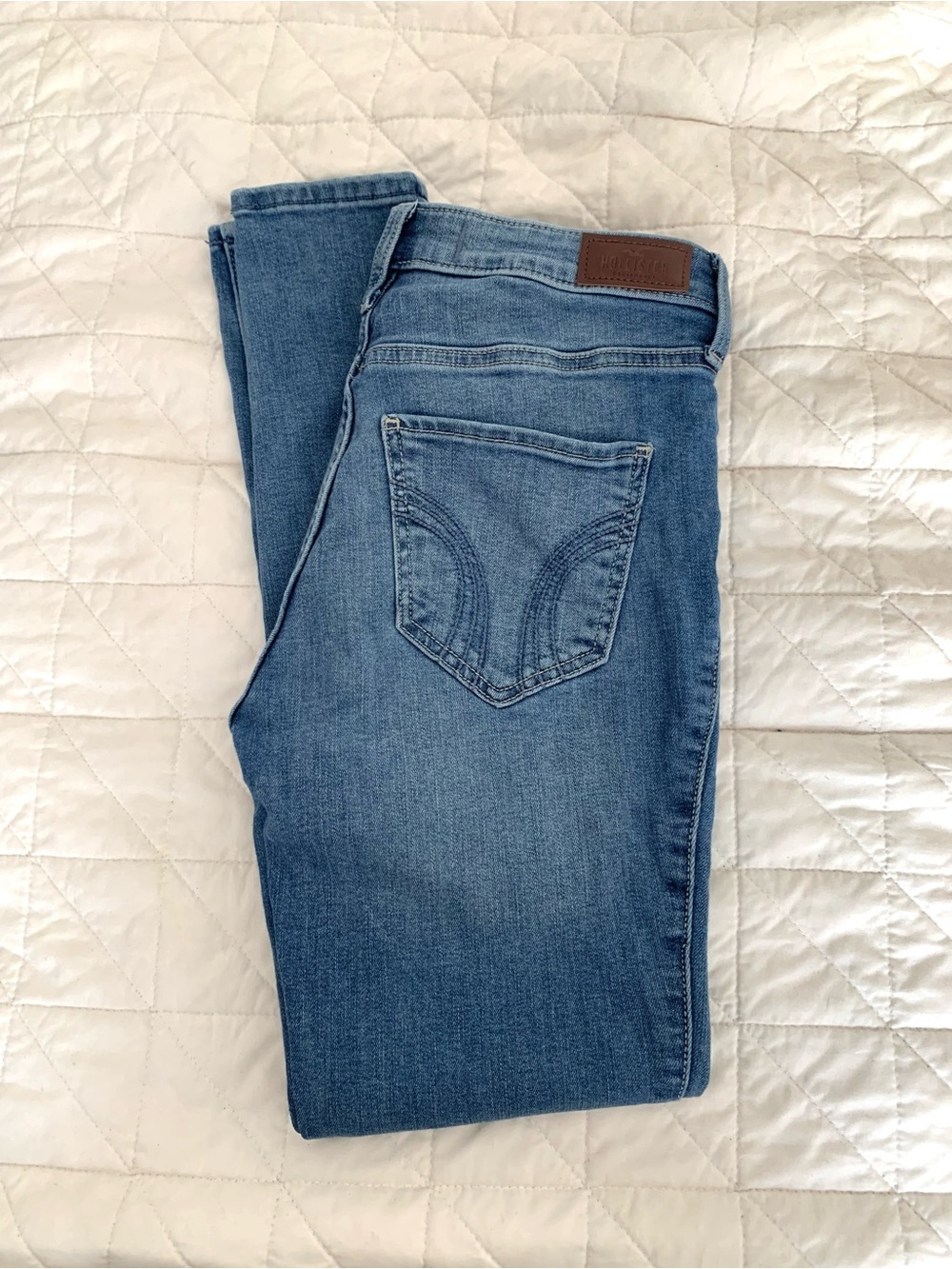 Hollister Women's Light Blue Skinny Jeans